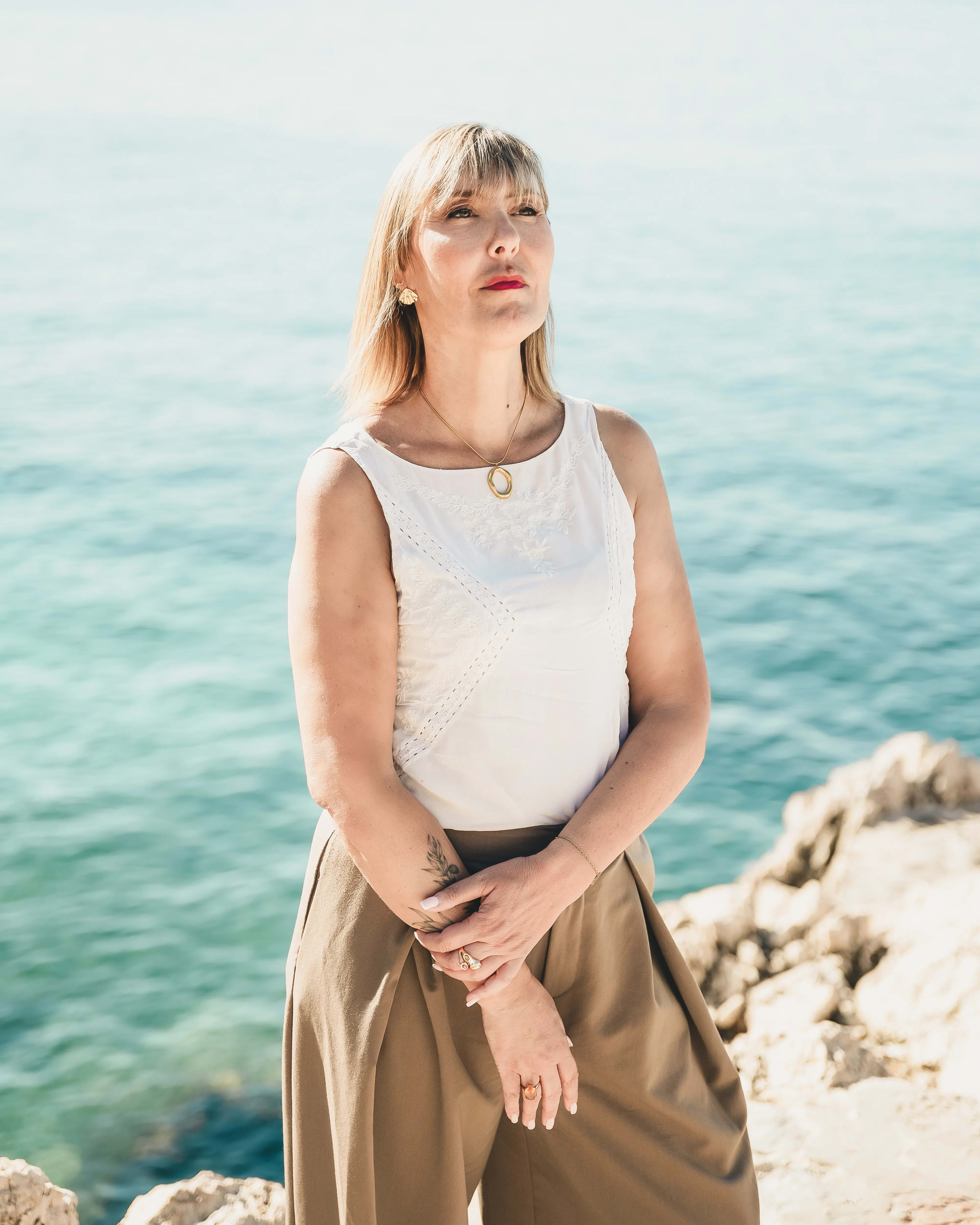 Shooting portrait bord de mer