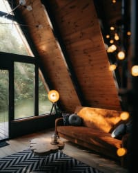 The Black A-Frame — Forest Cabin with Hot Tub — photo 3