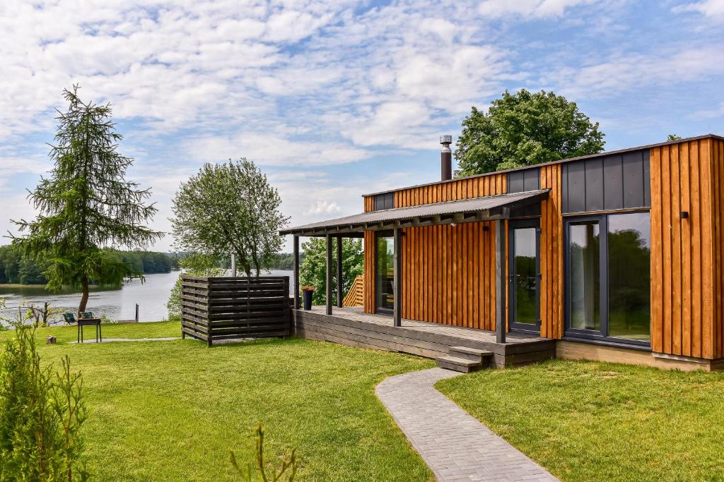 Holiday home Volungė — Lakeside Serenity in Lithuania