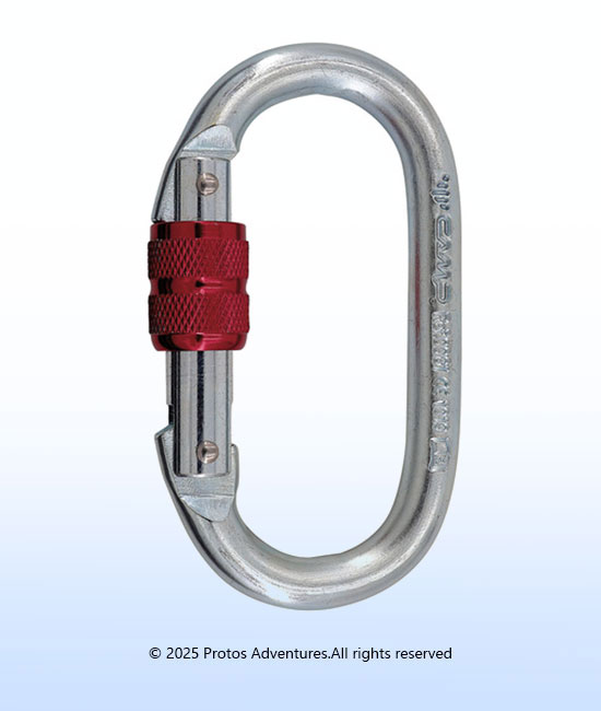 OVAL STANDARD LOCK - Carabiner