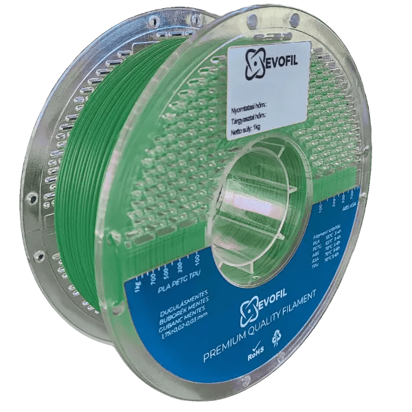Evofil PLA Silk filament - Zöld 1,75mm 1kg