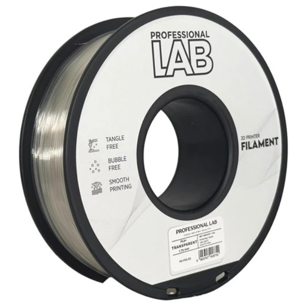 Prof. Lab PLA+ Átlátszó Filament