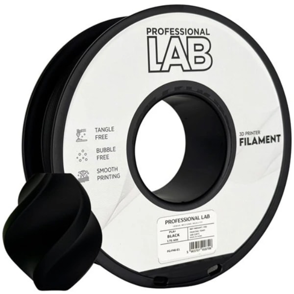 Prof. Lab PLA+ Fekete Filament
