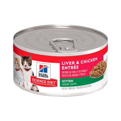 Alimento Húmedo Hills Kitten Liver Lata 156gr