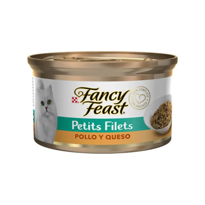 Alimento Húmedo Fancy Feast Pollo y Queso Lata 85gr
