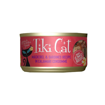 Alimento Tiki Cat Lata - Sardinas y Caballa 80 Gr