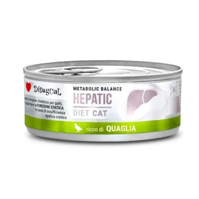 Alimento Húmedo Disugual Cat Hepatic Lata - Codorniz 85Gr