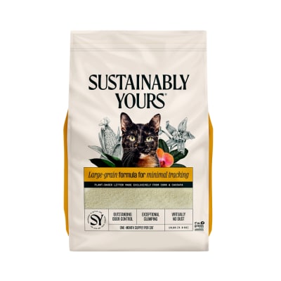 Arena para gatos Ecológica Sustainably Yours Granos Grandes