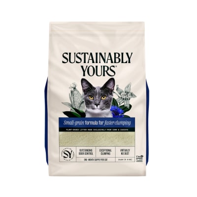 Arena para gatos Ecológica Sustainably Yours Grano Fino 
