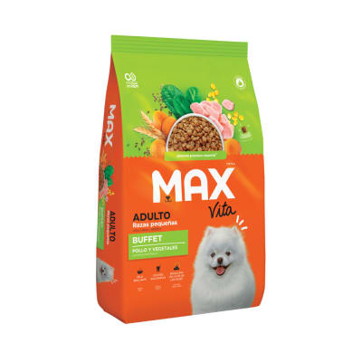 Max Vita Adulto Raza Pequeña Pollo y Vegetales