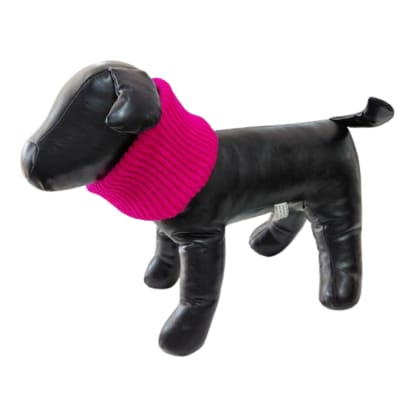 Cuello Tejido Fucsia