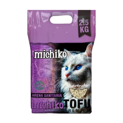 Arena para Gatos Ecológica Michiko Tofu – Lavanda