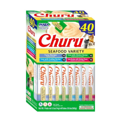 Churu Inaba Cremoso para Gato Surtido x 40
