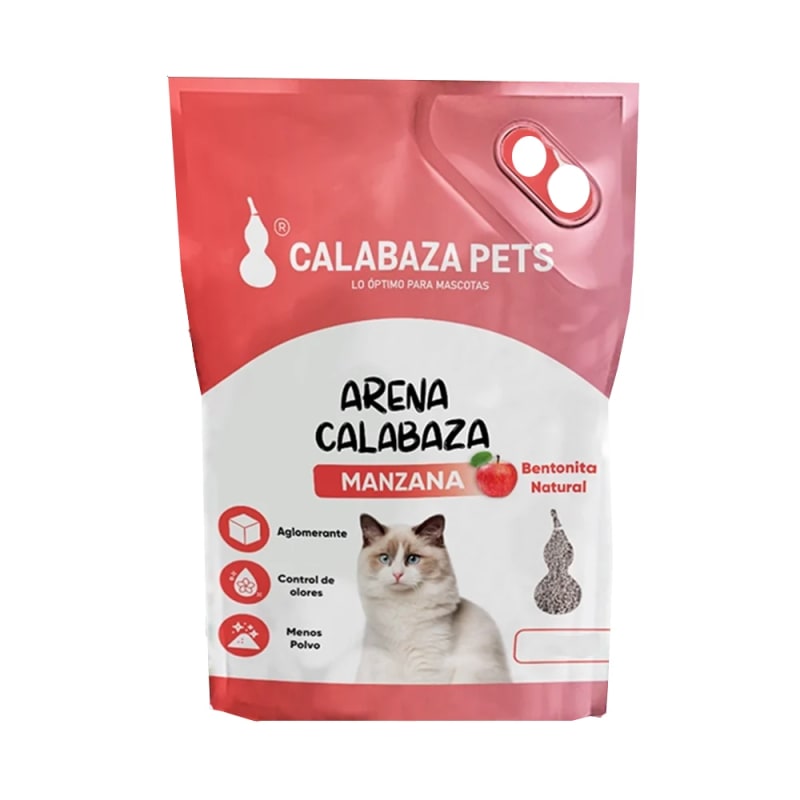 Imagen principal de Arena para gatos Calabaza Aroma Manzana 10Kg