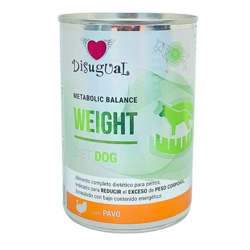 Imagen principal de Alimento Húmedo Disugual Dog Weight Lata – Pavo 400Gr