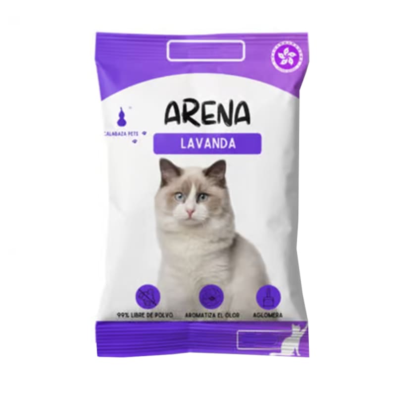 Imagen principal de Arena para gatos Calabaza Aroma Lavanda
