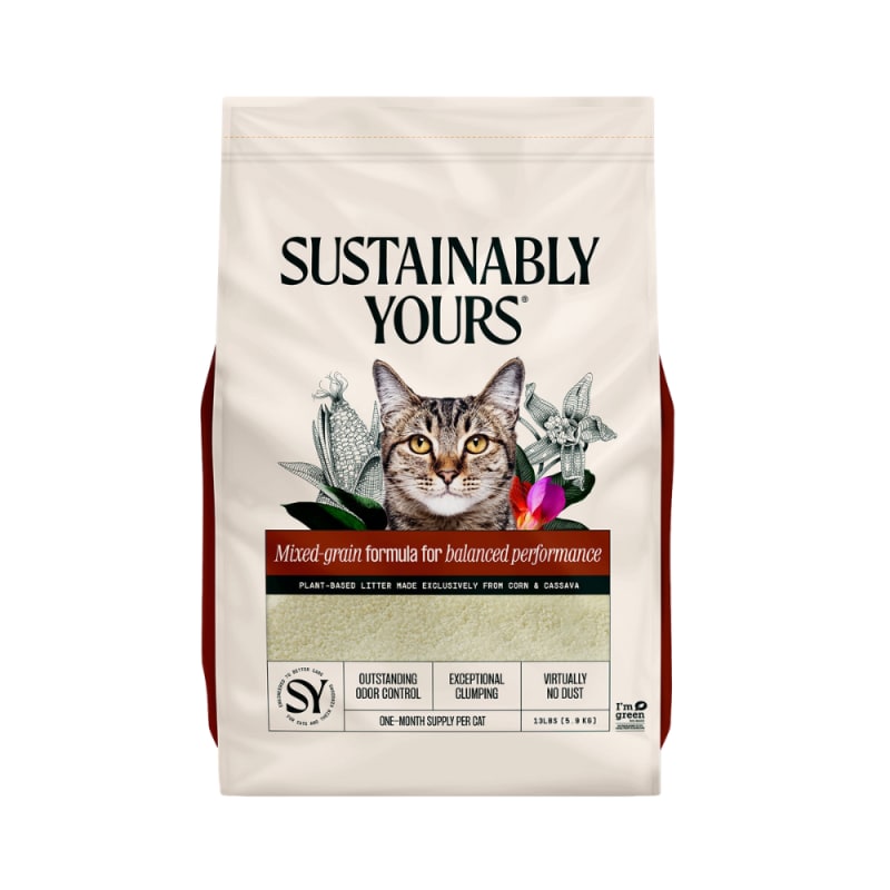 Imagen principal de Arena para gatos Ecológica Sustainably Yours Grano Mixto