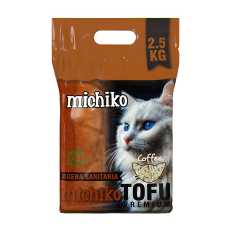 Imagen principal de Arena para Gatos Ecológica Michiko Tofu – Cafe