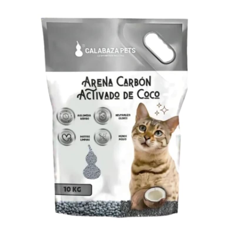 Imagen principal de Arena para gatos Calabaza con Carbón Activado