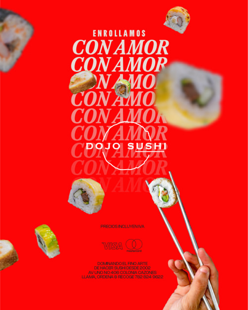 Menú de Dojo Sushi, página 1