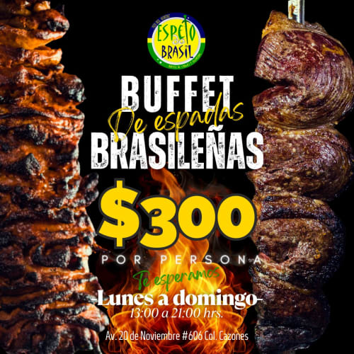 Menú de Espeto do Brasil, página 1