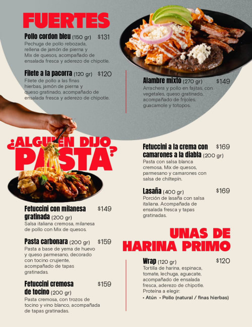 Menú de Sereno Cafetería, página 6