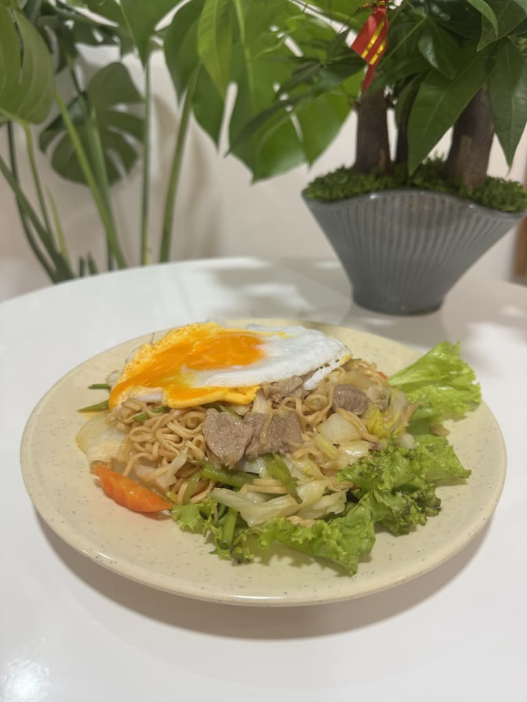មីឆាសាច់គោ