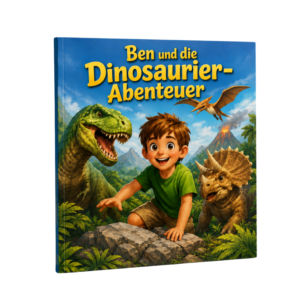 personalisiertes kinderbuch dinosaurier