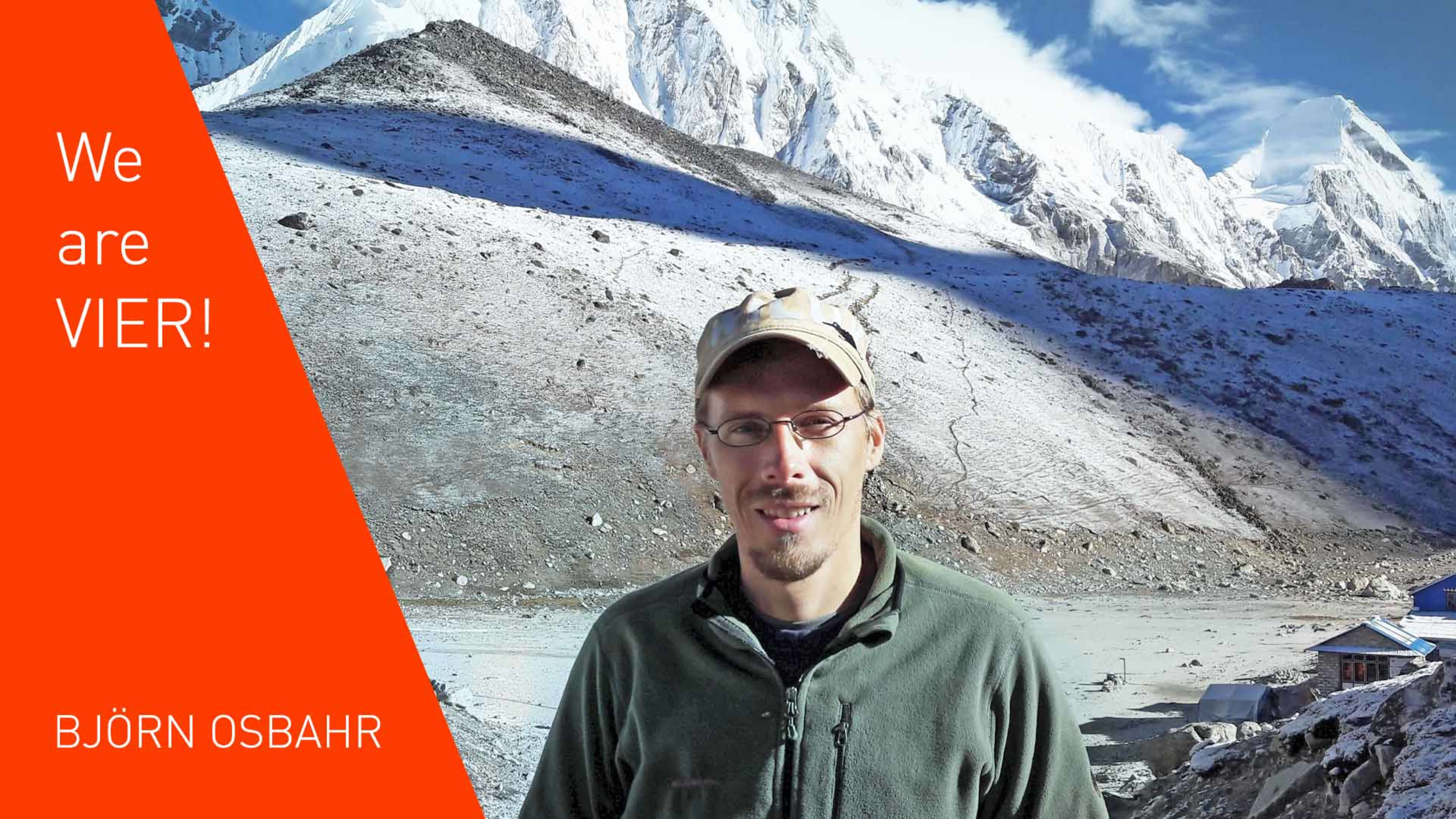 Björn Osbahr, VIER Product Owner Research & Development engage, in Nepal.