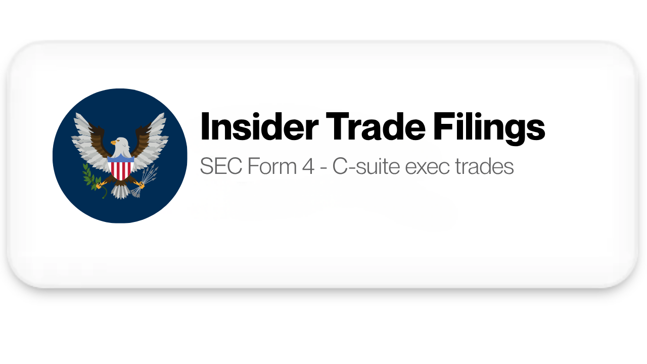 Insider Trade Filings