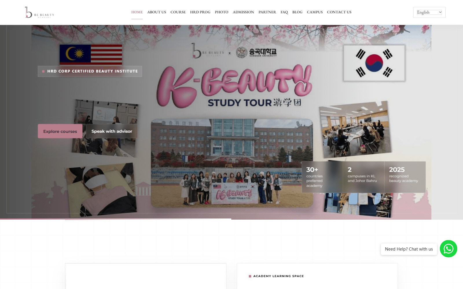 Be Beauty Academy — screenshot