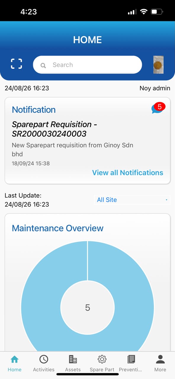 Reams CMMS — screenshot