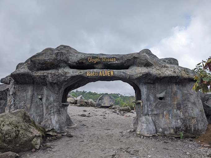 Lava Merapi and Alien Stone