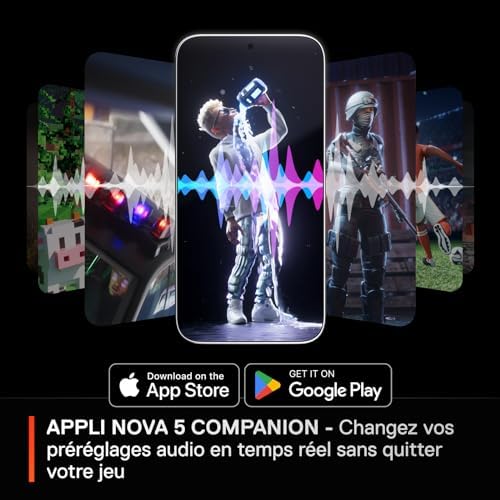 Vue 3 de Steelseries Arctis Nova Casque