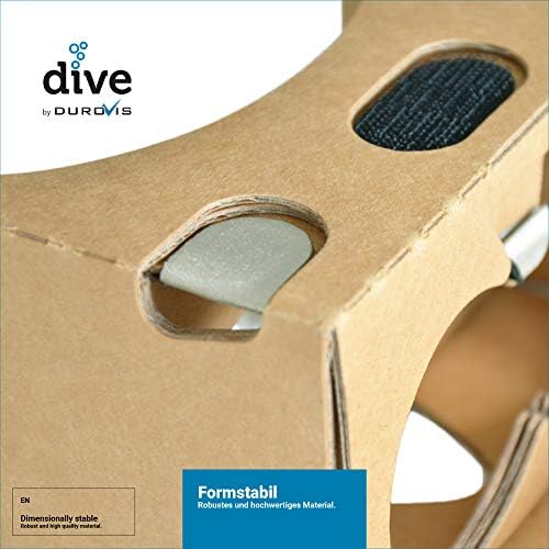 Vue 3 de Durovis Dive Cardboard Marron