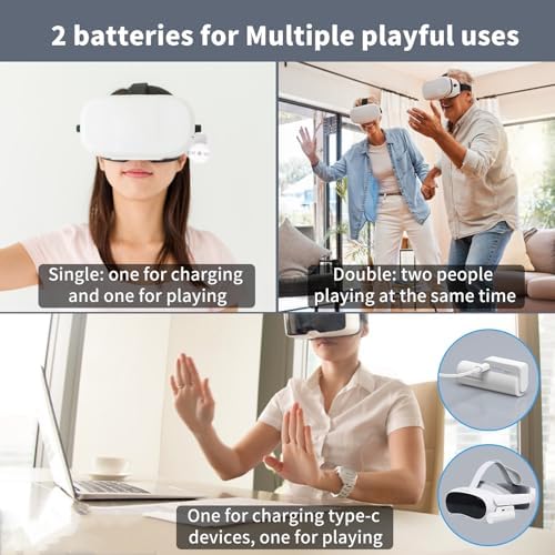 Vue 5 de Batterie Pour Meta Quest