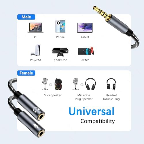 Vue 3 de Avigers Adaptateur Jack Audio