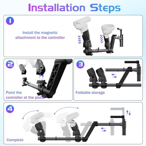 Vue 4 de Portepistolet Magnetique Vr Pour