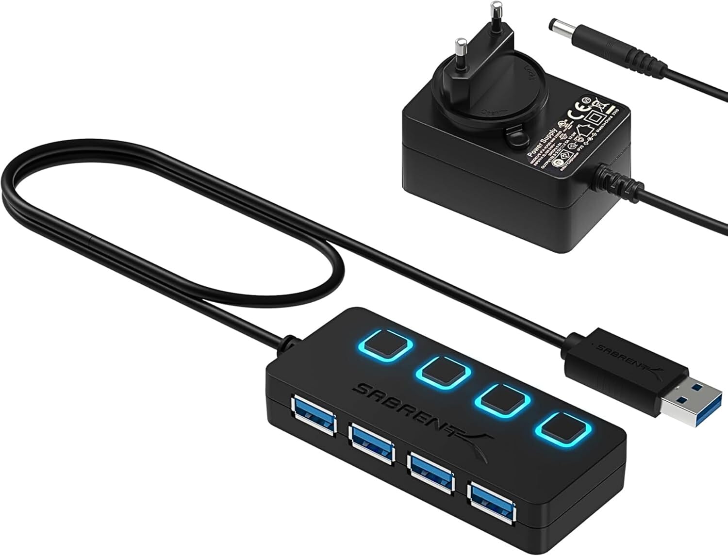 Sabrent Hub Usb Alimente