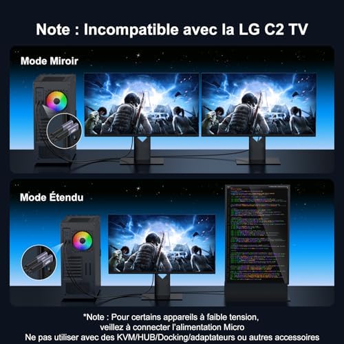 Vue 6 de Adaptateur Displayport Vers Hdmi