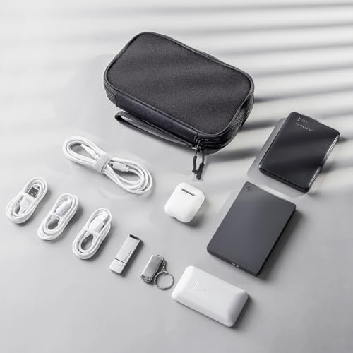 Vue 4 de Procase Sac Rangement Cable