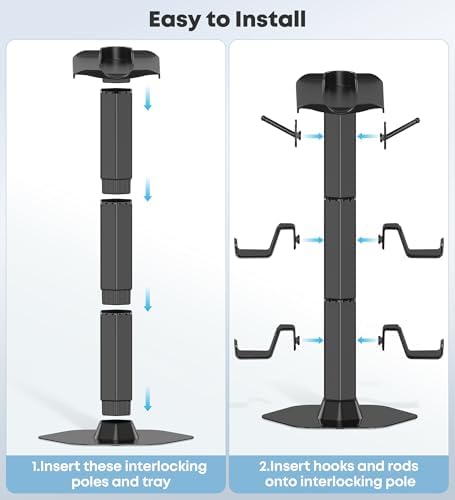 Vue 4 de Support Pour Casque Et