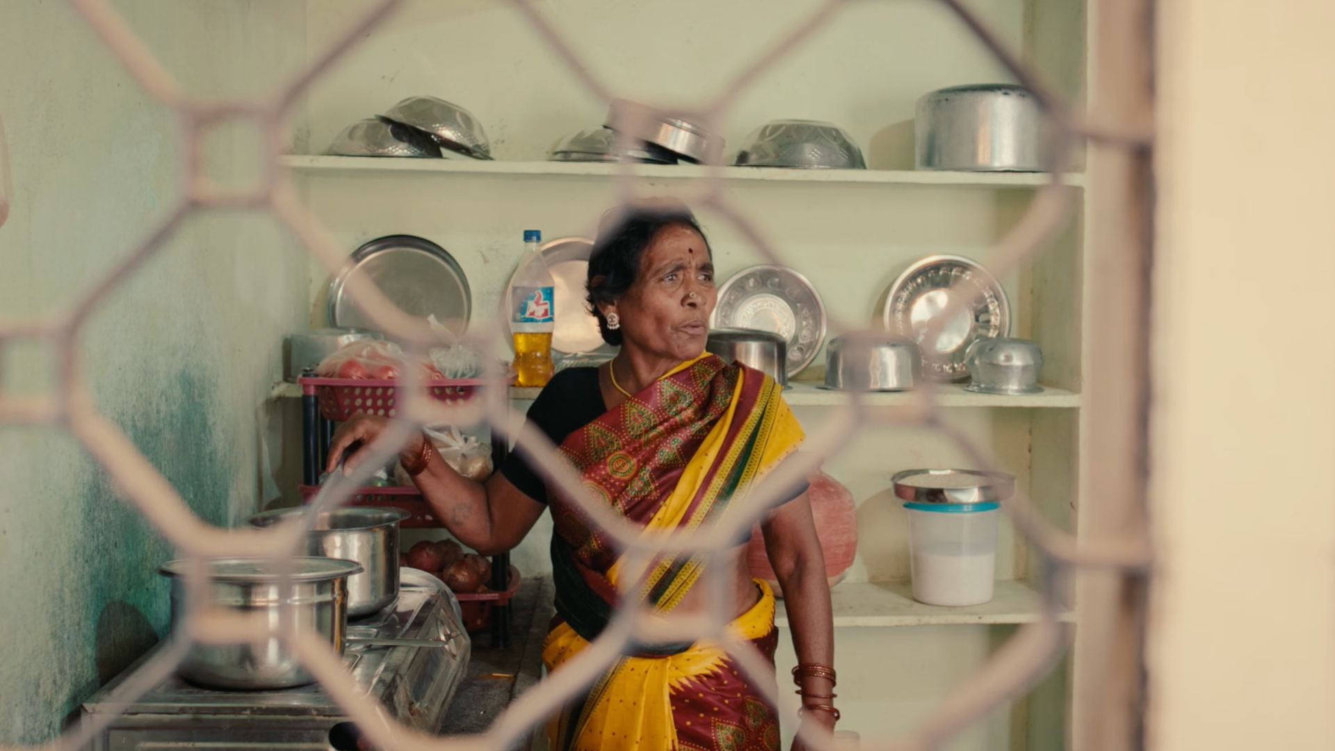 Bheema Rao running from mother