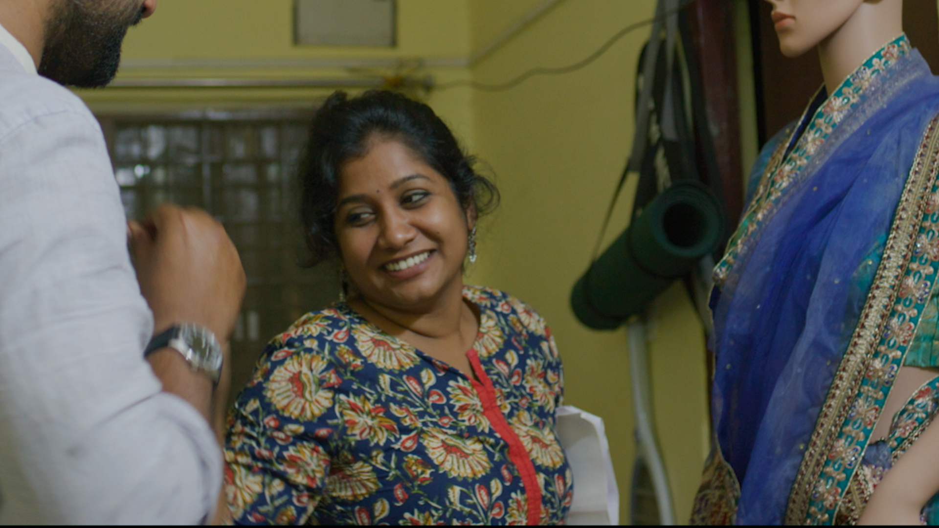 Feroz's wife asks him to shower