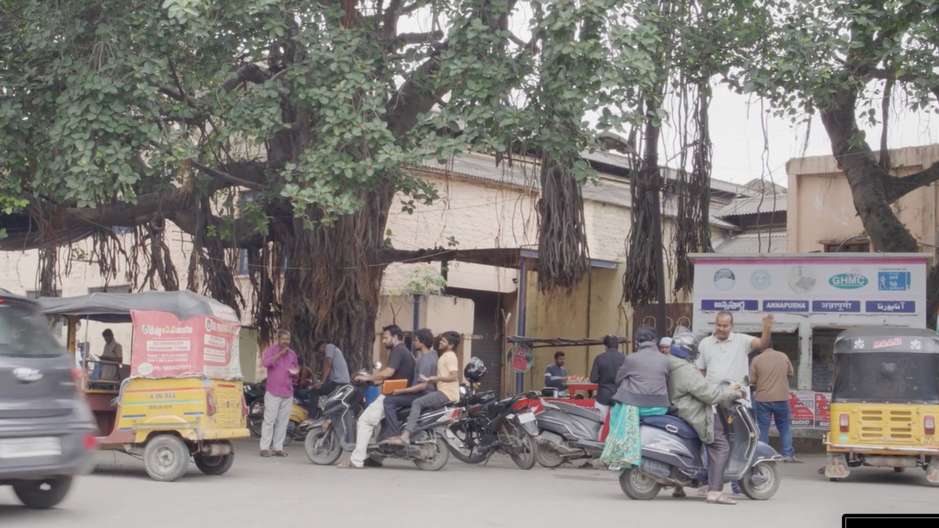 Feroz and Boys on shoot location