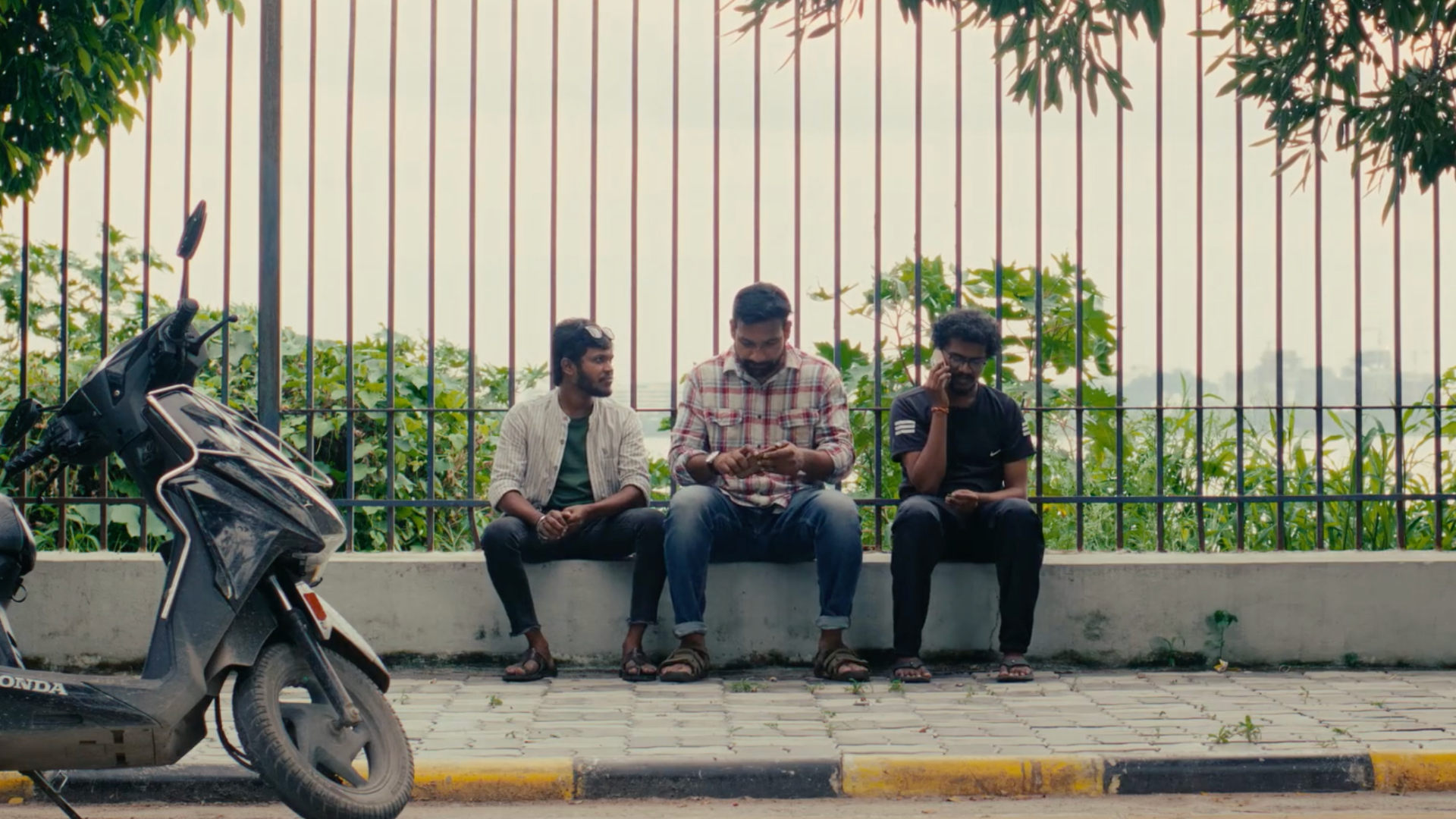 Feroz reviewing footage