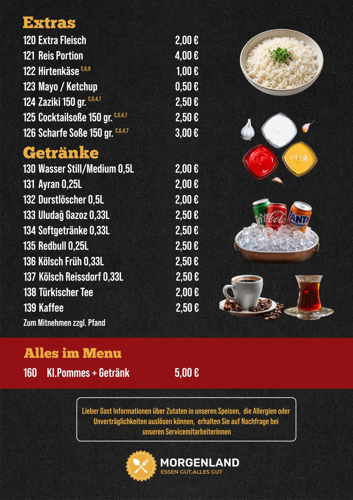 Speisekarte Seite 5