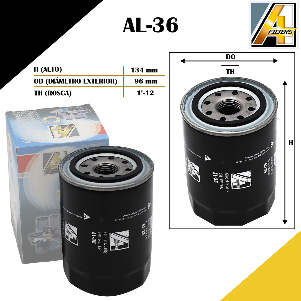 Filtro de Aceite - Encava Bus 600, 1000, 3000