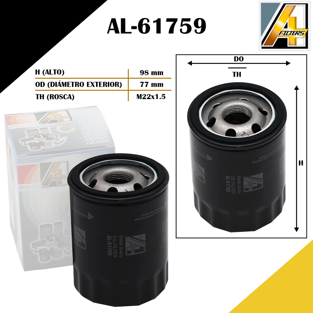 Filtro de Aceite - Jeep Cherokee Liberty 3.7 V6