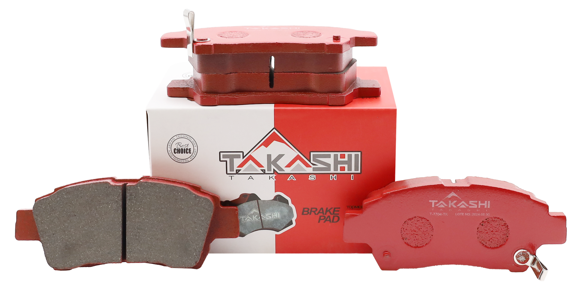 PASTILLA/TACO DE FRENO DEL. TOY. YARIS 99/~/ PROBOX 02/14 (04465-52031) (D831-7704) (D2174) (TAKASHI)